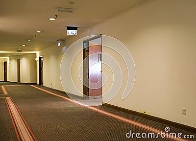 Long hallway Stock Photo