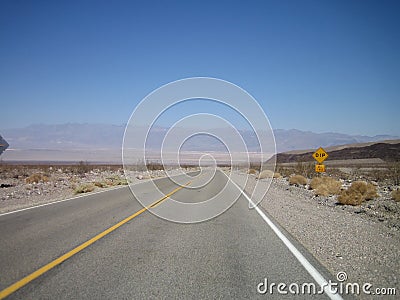 Long Highway Stock Photo
