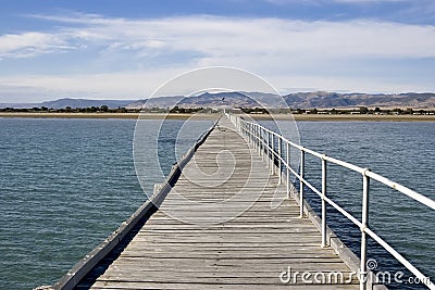 Long jetty Stock Photo