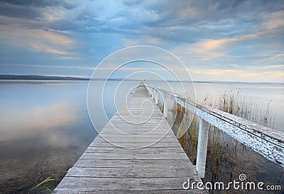 Long Jetty Serenity, Australia Stock Photo