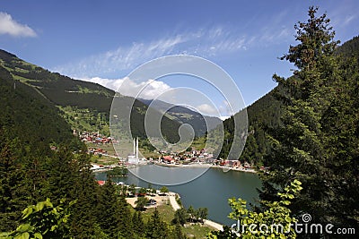 Long Lake(Uzungol) Stock Photo