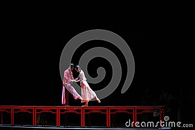 The long love road-The first act of dance drama-Shawan events of the past Editorial Stock Photo