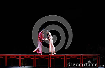 The long love road-The first act of dance drama-Shawan events of the past Editorial Stock Photo