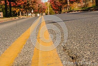 Long road ahead Stock Photo