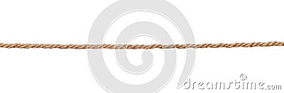 Brown rope isolated Stock Photo