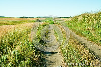 A Long Rough Road Ahead Stock Photo