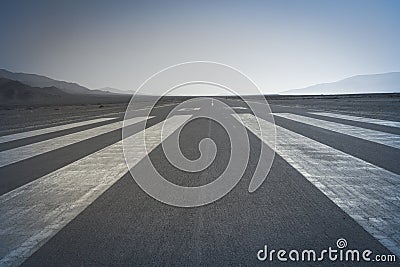 Long runway Stock Photo