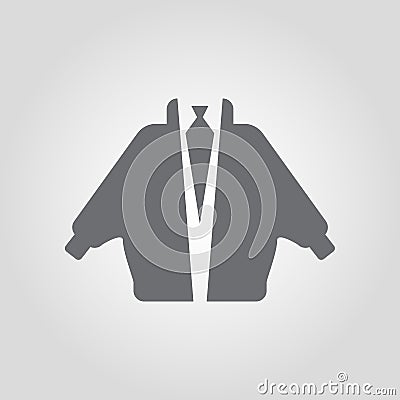 Long slave jacket icon Stock Photo