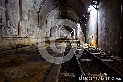 Long tunnel Stock Photo