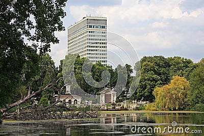 Long Water, Hyde Park Stock Photo