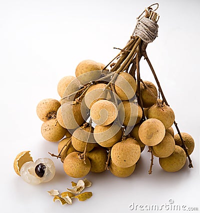 Longan - exotic fruit Stock Photo