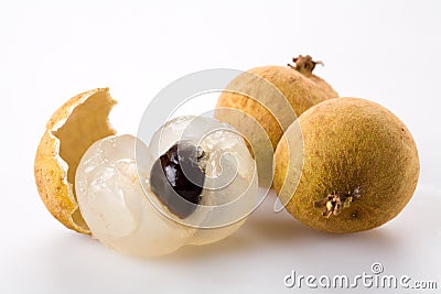 Longan - exotic fruit Stock Photo