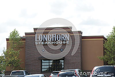 Longhorn Steakhouse Storefront Editorial Stock Photo