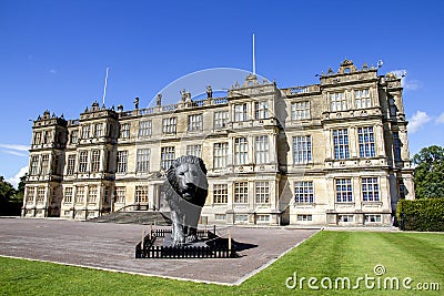 Longleat is an English stately home and the seat of the Marquesses of Bath Editorial Stock Photo