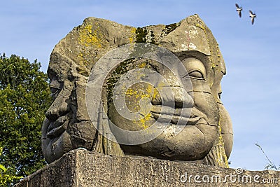 Statue at Longleat an English stately home and safari park Editorial Stock Photo