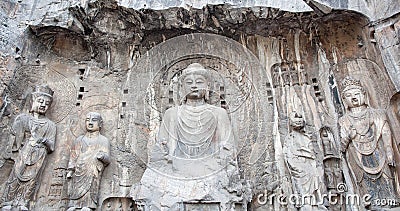 Longmen Caves Stock Photo