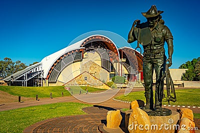 Longreach, Queensland, Australia - Australian Stockman`s Hall of Fame and Outback Heritage Centre building Editorial Stock Photo