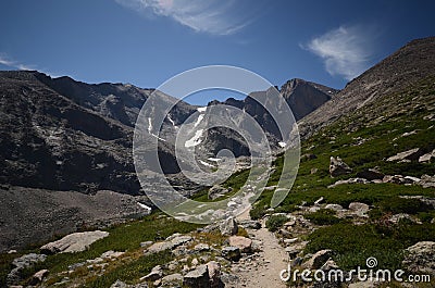 Longs Peak - Rocky Mountain National Park Stock Photo