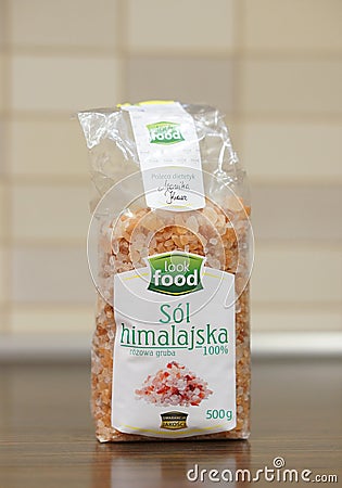 Himalayan salt Editorial Stock Photo