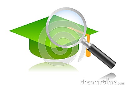 Look for graduate only Vector Illustration