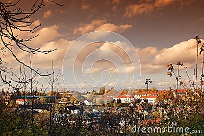 Look over Altenburg Stock Photo