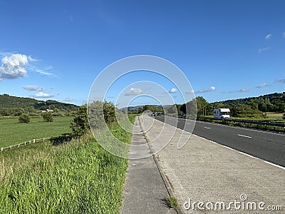 The A629 road to, Keighley, Yorkshire, UK Stock Photo
