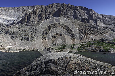 Middle section of Snowbank Lake Stock Photo