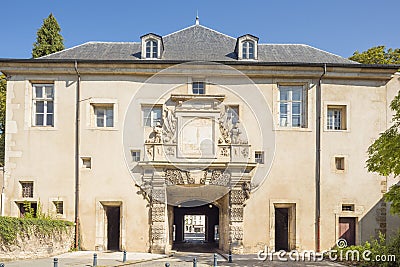 Looking through the Citadel gate from the old town Editorial Stock Photo