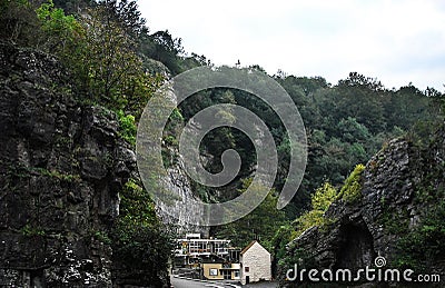 Cheddar Gorge Editorial Stock Photo