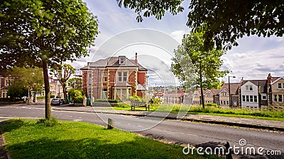 Looking Down Redland Road A Bristol England Stock Photo