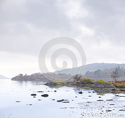 A calm West Loch Tarbert Stock Photo