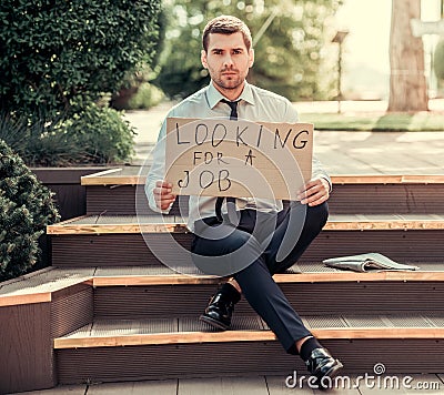 Looking for a job Stock Photo