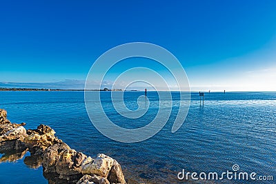 Deadman bay at Keaton Beach Florida Stock Photo