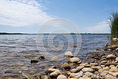 Looking Out Over the Luther Marsh in Ontario Stock Photo