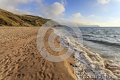 Penbryn Beach, Ceredigion Stock Photo