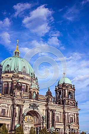 Berlin Cathedral in Germany Stock Photo