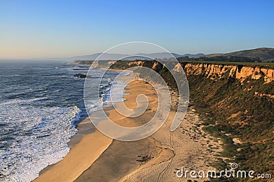 Coastline at Half Moon Bay California Stock Photo