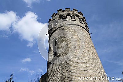 Lookout Ded with blue sky background near Beroun Czech republic Stock Photo