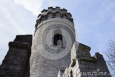 Lookout Ded with blue sky background near Beroun Czech republic Stock Photo