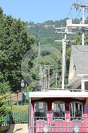 Lookout Mountain Incline Railway, Chattanooga, TN Stock Photo