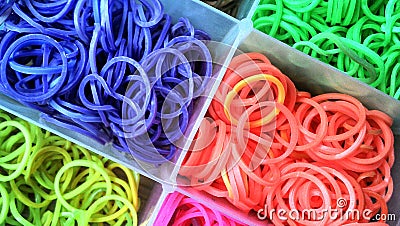 Loom bands Stock Photo