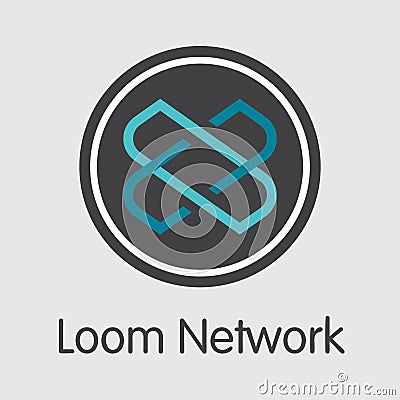 LOOM - Loom Network. The Logo of Coin or Market Emblem. Vector Illustration