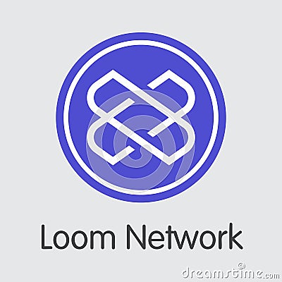 LOOM - Loom Network. The Logo of Money or Market Emblem. Vector Illustration