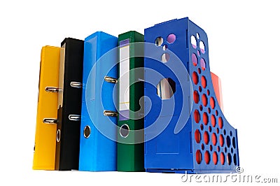 Loose-leaf binder Stock Photo