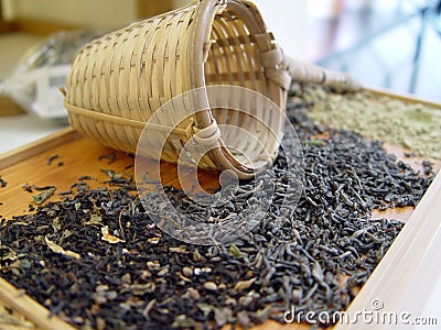 Loose Leaf Teas Stock Photo