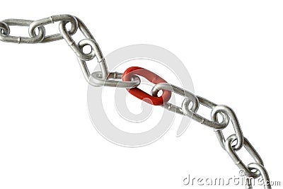 Loose Link Stock Photo