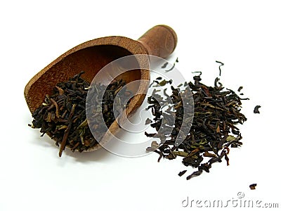 Loose tea leaves Stock Photo