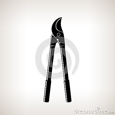 Loppers, Pruning Shear Vector Illustration