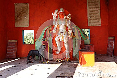 Lord Bhairav Editorial Stock Photo