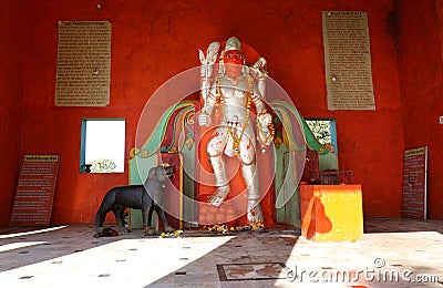 Lord Bhairav Editorial Stock Photo